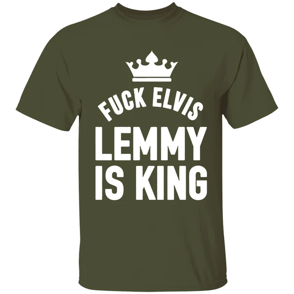 Fuck Elvis Lemmy Is King Shirt - Image 4
