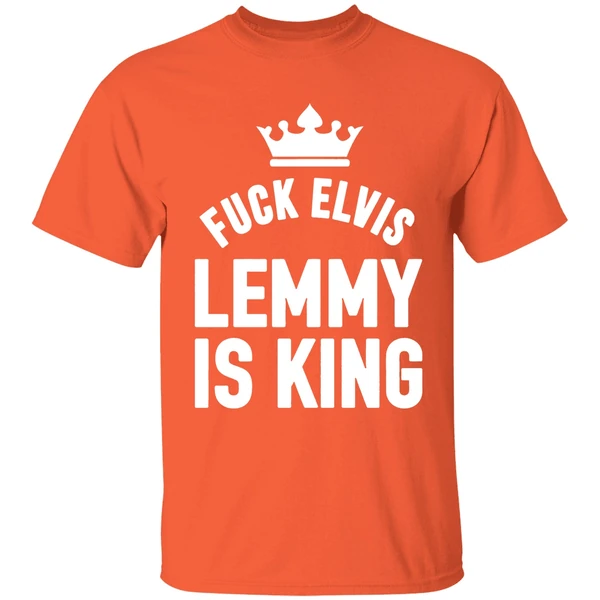 Fuck Elvis Lemmy Is King Shirt - Image 6