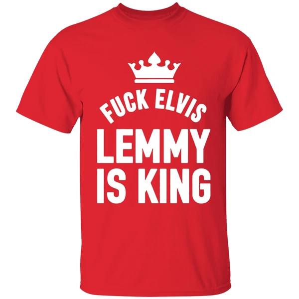 Fuck Elvis Lemmy Is King Shirt - Image 7