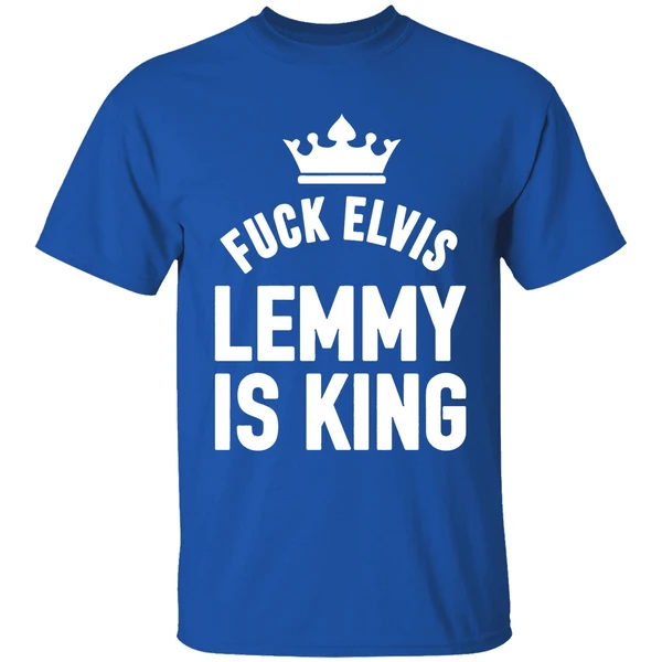 Fuck Elvis Lemmy Is King Shirt - Image 8