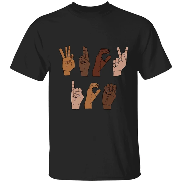 Fuck Ice Hand Sign Language Sarcastic Shirt - Image 7