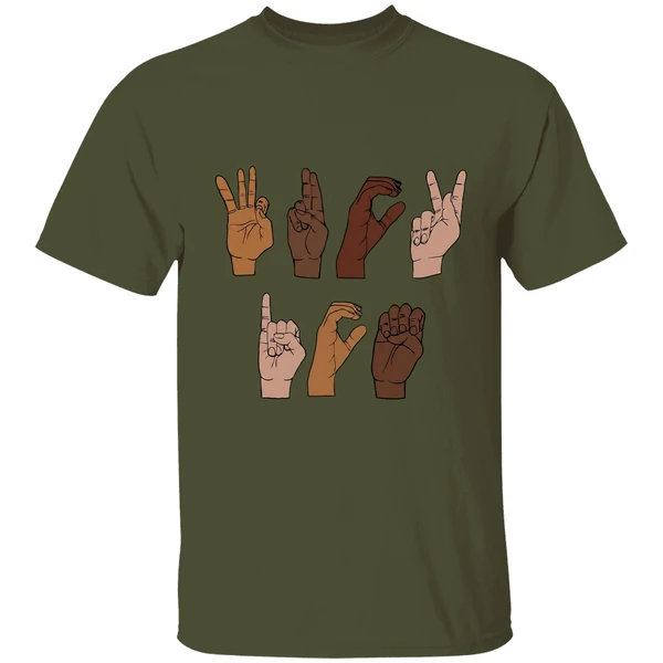 Fuck Ice Hand Sign Language Sarcastic Shirt - Image 9