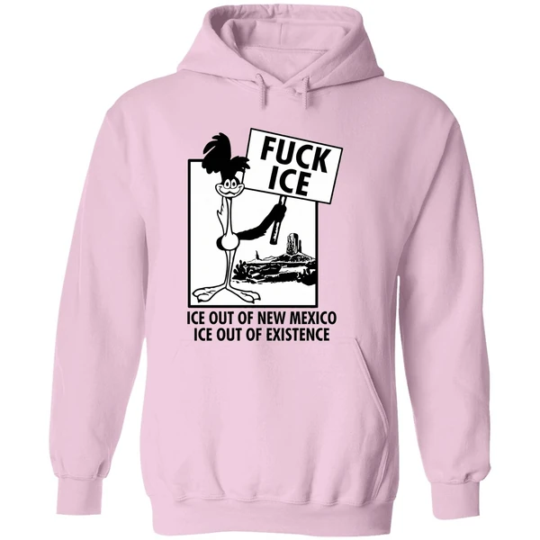 Fuck Ice Ice Out Of New Mexico Ice Out Of Existence Hit The Road Assholes Hoodie - Image 5