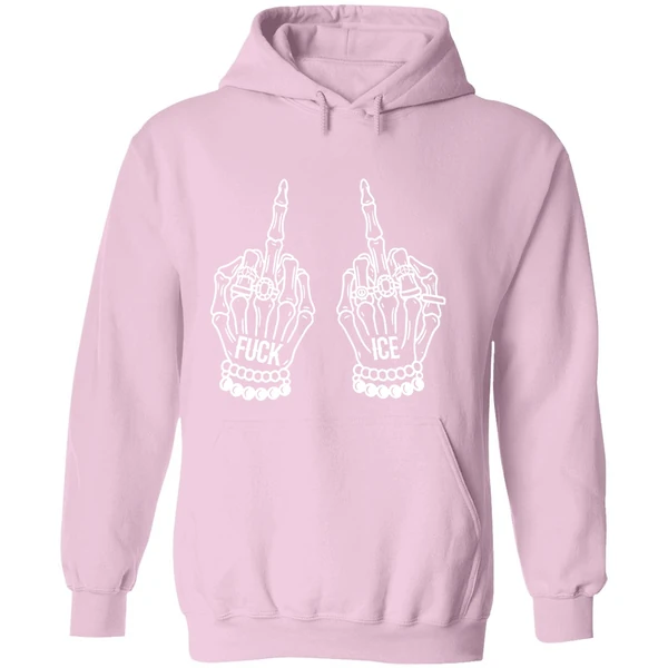 Fuck Ice Middle Finger Hoodie - Image 5