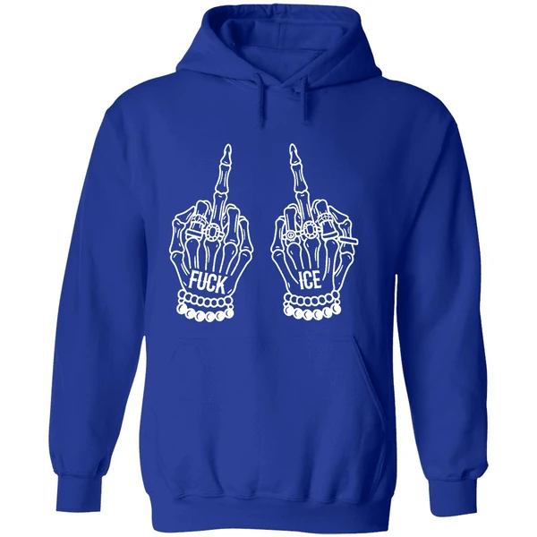 Fuck Ice Middle Finger Hoodie - Image 7