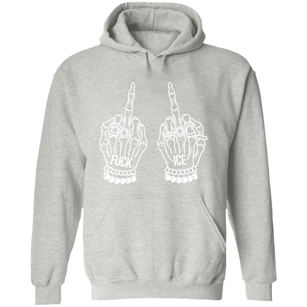 Fuck Ice Middle Finger Hoodie - Image 9