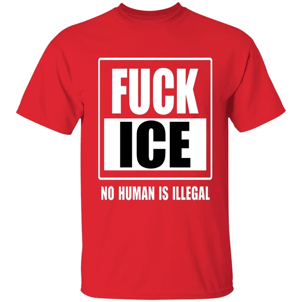 Fuck Ice No Human Is Illegal Shirt - Image 7