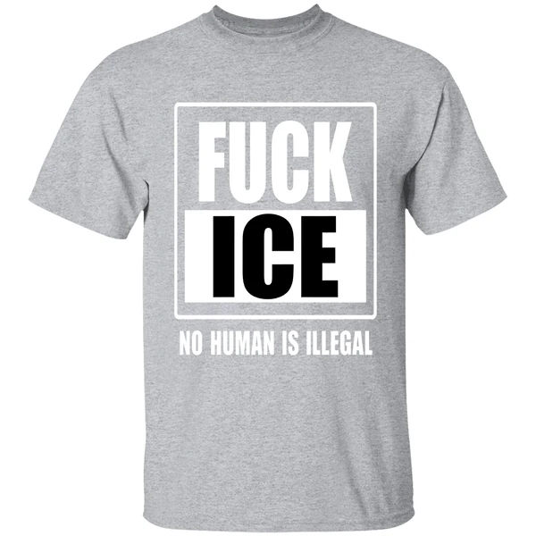 Fuck Ice No Human Is Illegal Shirt - Image 9