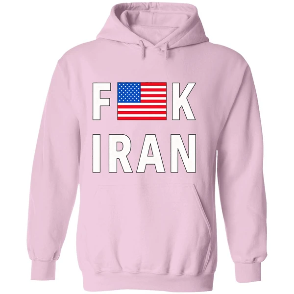 Fuck Iran Usa Flag Hoodie - Image 5