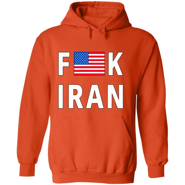 Fuck Iran Usa Flag Hoodie - Image 6