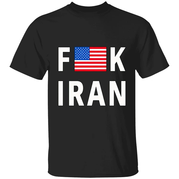 Fuck Iran Usa Flag Shirt