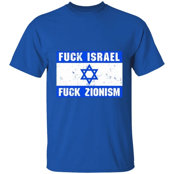 fuck israel fuck zionism 2024 vintage shirt royalblue
