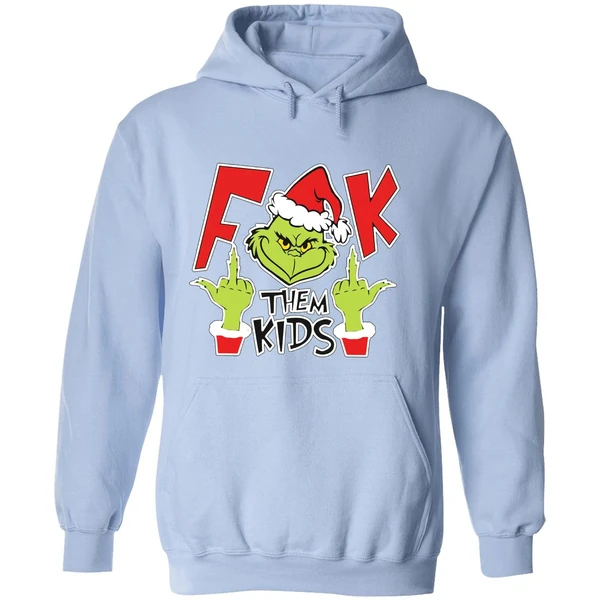 Fuck Them Kids Grinch Hoodie - Image 4