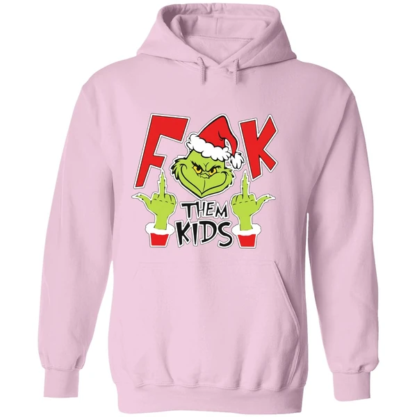 Fuck Them Kids Grinch Hoodie - Image 5