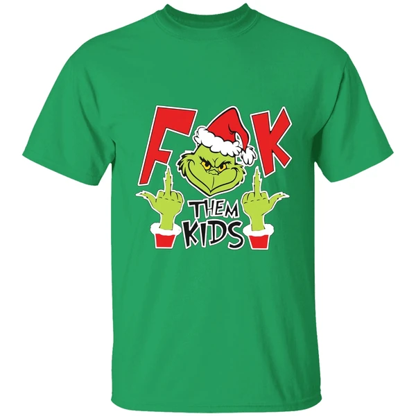 Fuck Them Kids Grinch Shirt - Image 2