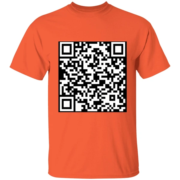 fuck trump secret qr code shirt orange