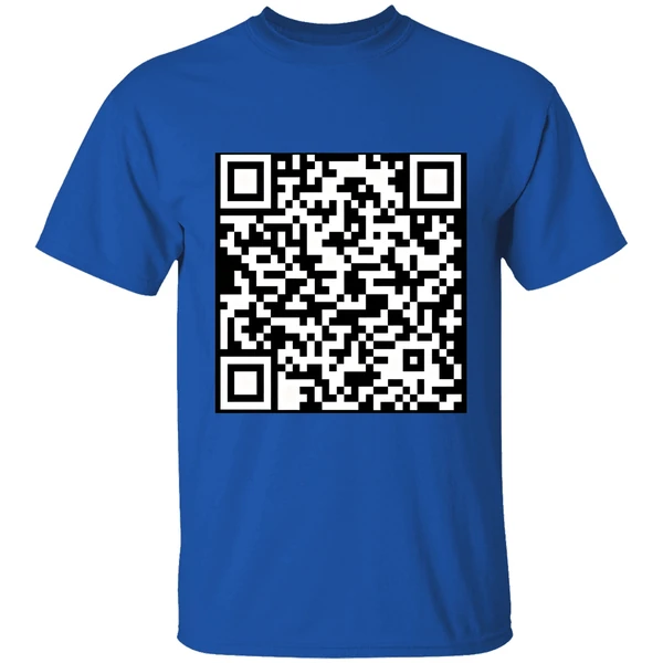 fuck trump secret qr code shirt royalblue