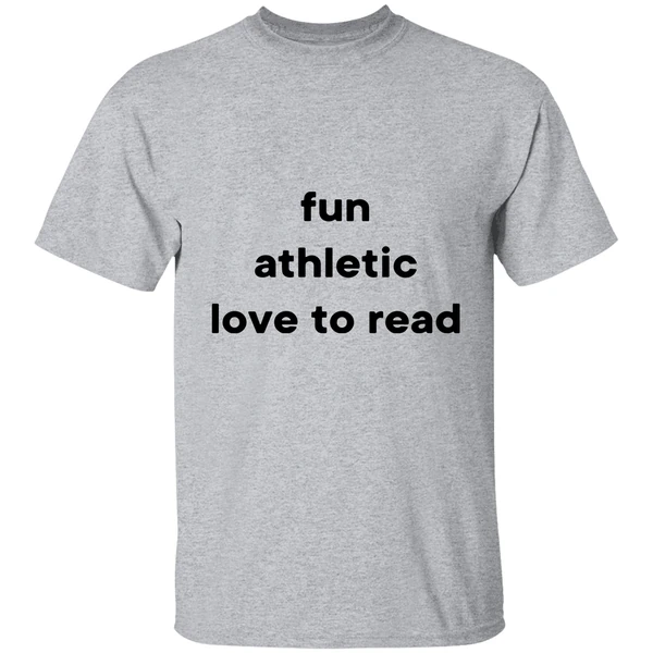 Fun Athletic Love To Read Shirt - Image 8