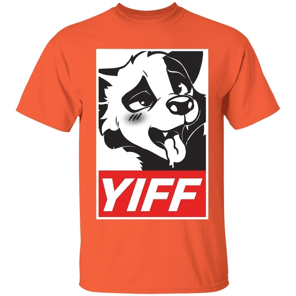 furry yiff shirt orange