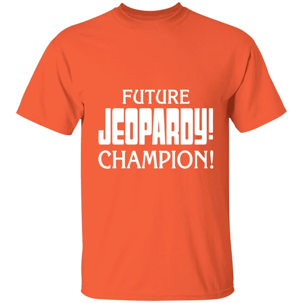 future jeopardy champion shirt orange