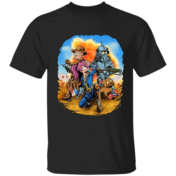 Futurout A Mashup Of Fallout And Futurama Shirt