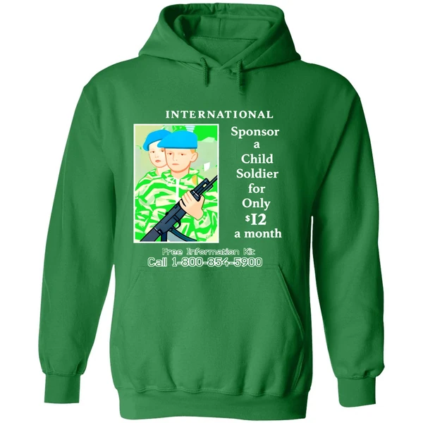 G59 Sponsor A Child Soldier Hoodie - Image 2