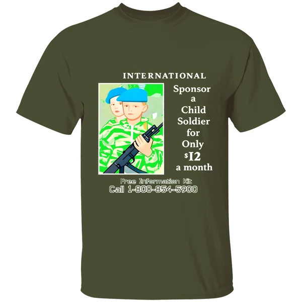 G59 Sponsor A Child Soldier Shirt - Image 3