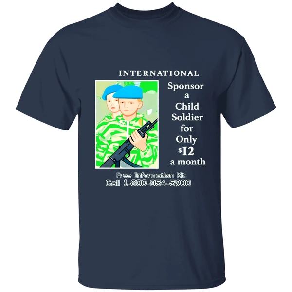 G59 Sponsor A Child Soldier Shirt - Image 4