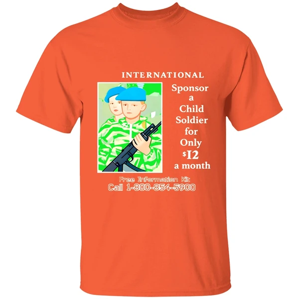 G59 Sponsor A Child Soldier Shirt - Image 5