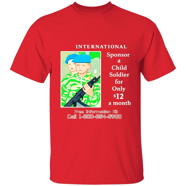 G59 Sponsor A Child Soldier Shirt - Image 6