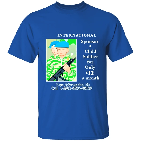G59 Sponsor A Child Soldier Shirt - Image 7