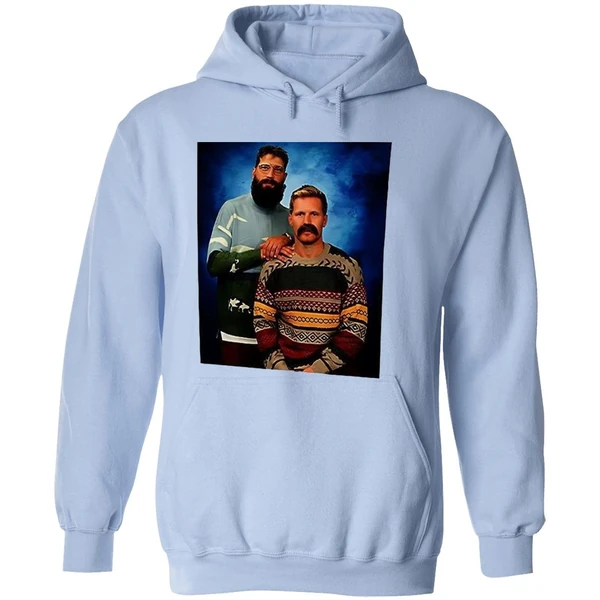 Gabriel Landeskog And Brent Burns Step Brother Hoodie - Image 4