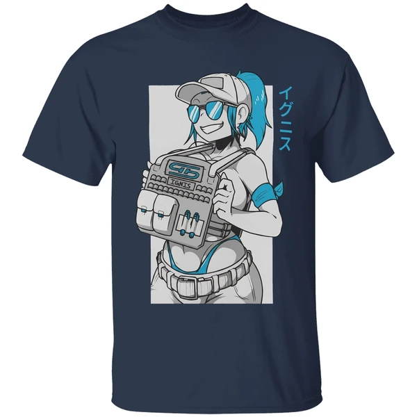gamer supps hot rubixraptor shirt navy