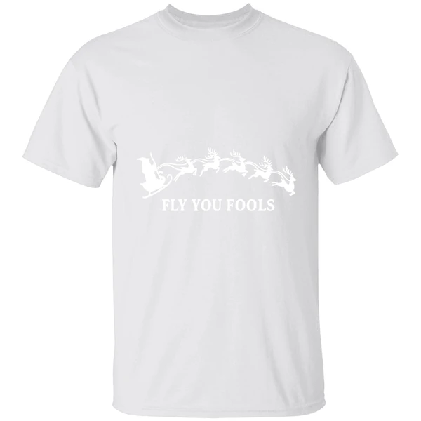 Gandalf Riding Reindeer Fly You Fools Christmas Lord Of The Rings Shirt - Image 9