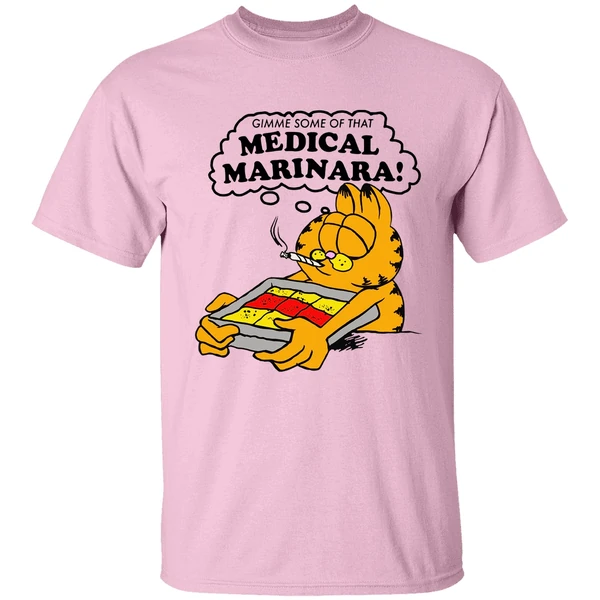 Garfield Smoking Gimme Some Of That Medical Marinara Shirt Garfield Smoking Gimme Some Of That Medical Marinara Shirt