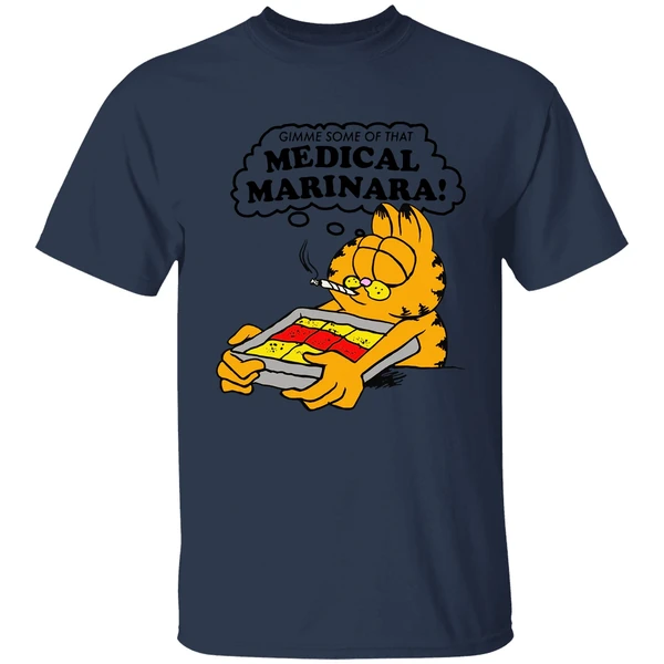 Garfield Smoking Gimme Some Of That Medical Marinara Shirt - Image 4