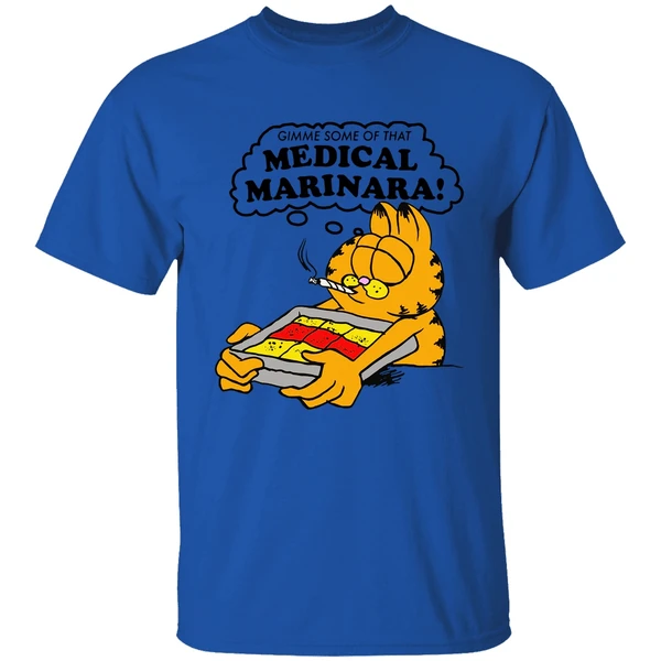 Garfield Smoking Gimme Some Of That Medical Marinara Shirt - Image 7