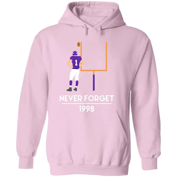 Gary Anderson Minnesota Vikings Never Forget 1998 Hoodie - Image 5