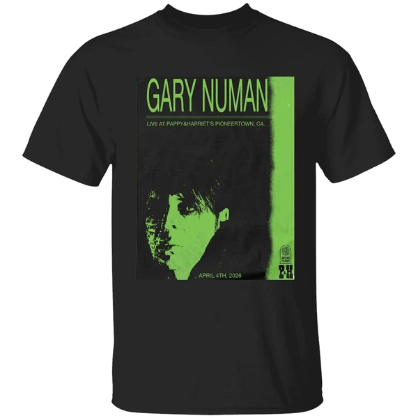Gary Numan Apr 4 2026 Pappy Harriet S In Pioneertown Ca Shirt