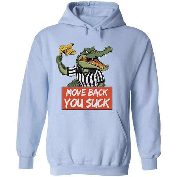 Gator Yellow Flag Move Back You Suck Hoodie - Image 4