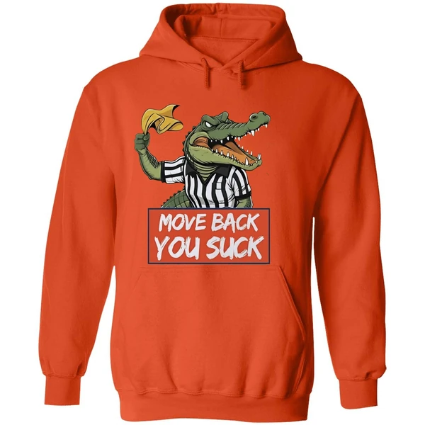 Gator Yellow Flag Move Back You Suck Hoodie - Image 6