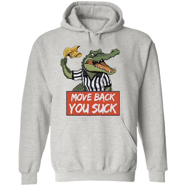 Gator Yellow Flag Move Back You Suck Hoodie - Image 9