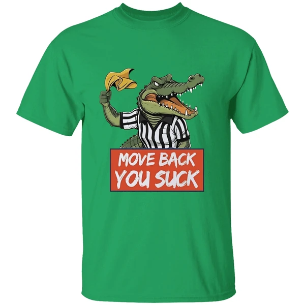 Gator Yellow Flag Move Back You Suck Shirt - Image 2