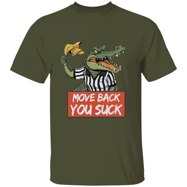 Gator Yellow Flag Move Back You Suck Shirt - Image 4