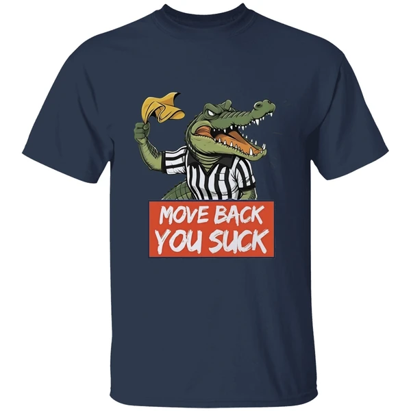 Gator Yellow Flag Move Back You Suck Shirt - Image 5