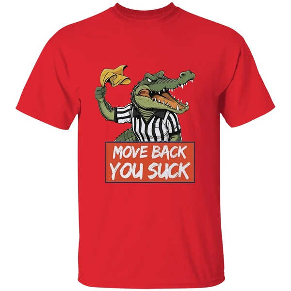 Gator Yellow Flag Move Back You Suck Shirt - Image 7