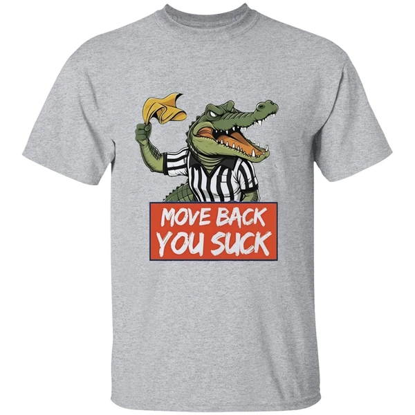 Gator Yellow Flag Move Back You Suck Shirt - Image 9