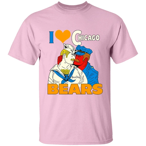 Gay Love I Love Chicago Bears Shirt Gay Love I Love Chicago Bears Shirt