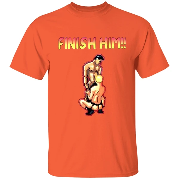 gaymer finish him shirt orange
