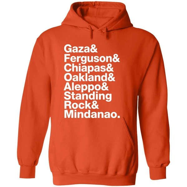 Gaza Ferguson Chiapas Oakland Aleppo Standing Rock Mindanao Hoodie - Image 6